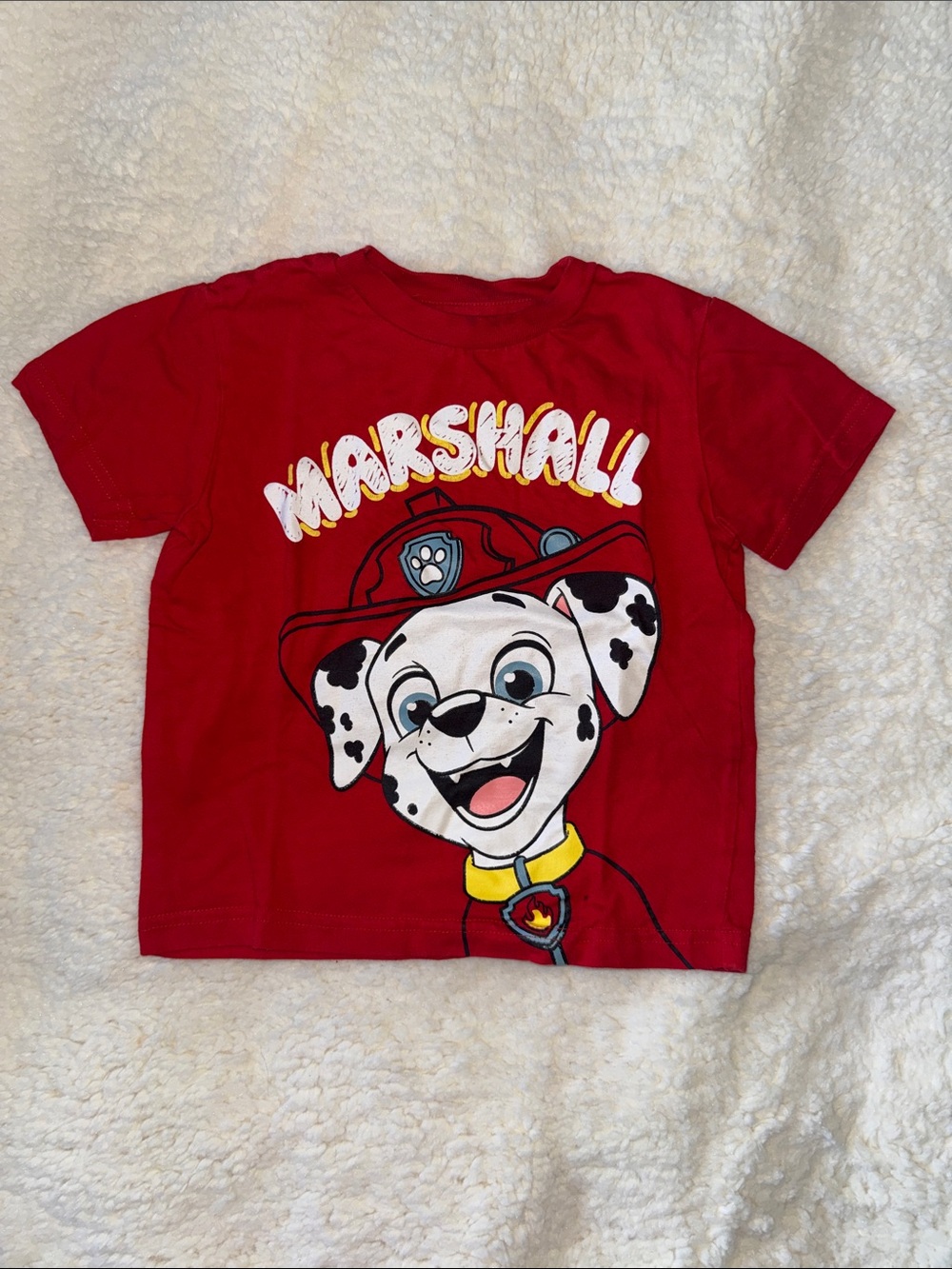 Paw Patrol Marshall Red Short Sleeve Graphic Tee for Kids